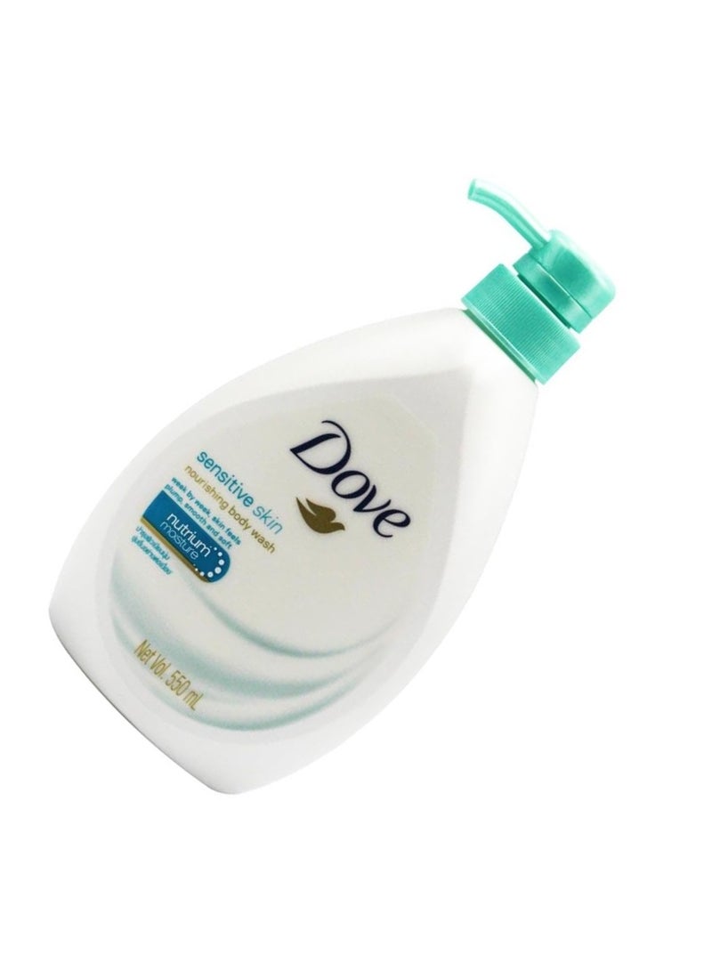 Dove Sensitive Skin Nourishing Body Wash 550 ml - Image 3
